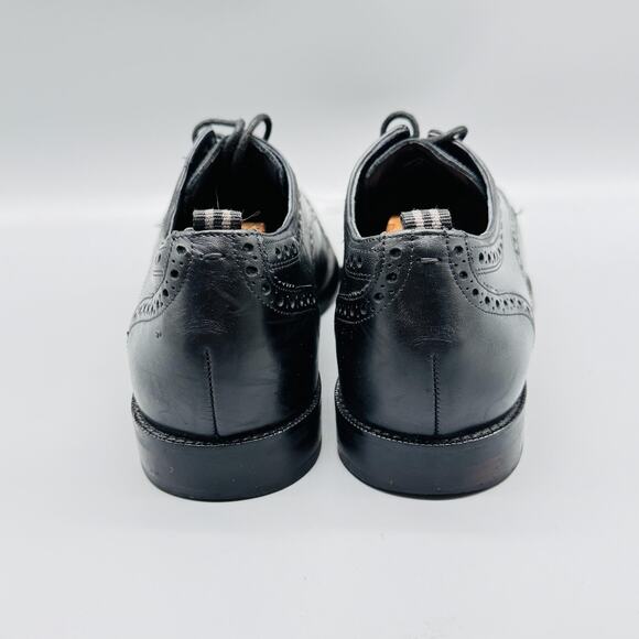 Cole Haan Shoes Mens 7 Black Leather Grand 360 Oxford Cap Toe Brogue Dress main image 5